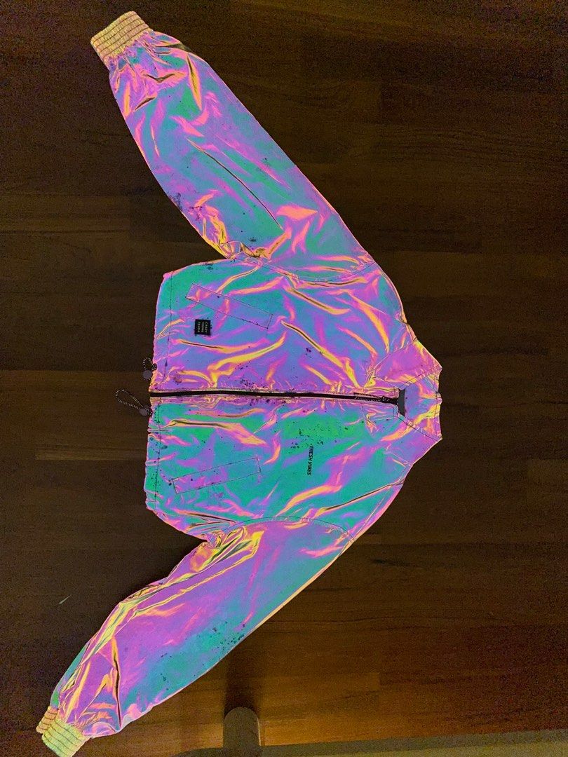 Reflective cropped deals jacket womens