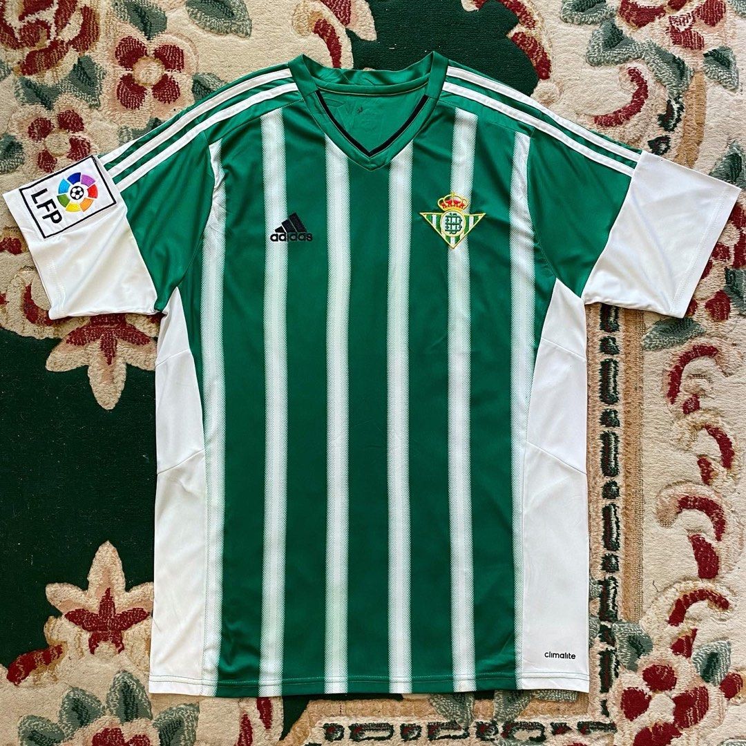 Real Betis 2016 17 Home Football Jersey Men s Fashion Activewear on Carousell