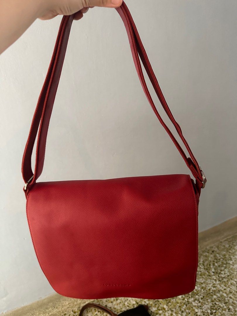 Red messenger bag Women s Fashion Bags Wallets Shoulder Bags