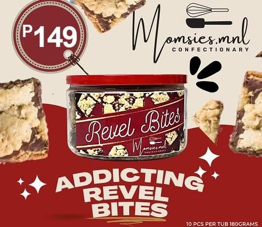 Revel Bites (Category: Other Food & Drinks) located in Manila. Submitted by theblazingturnips (Listing ID 1242834836, Image 1). Description: .