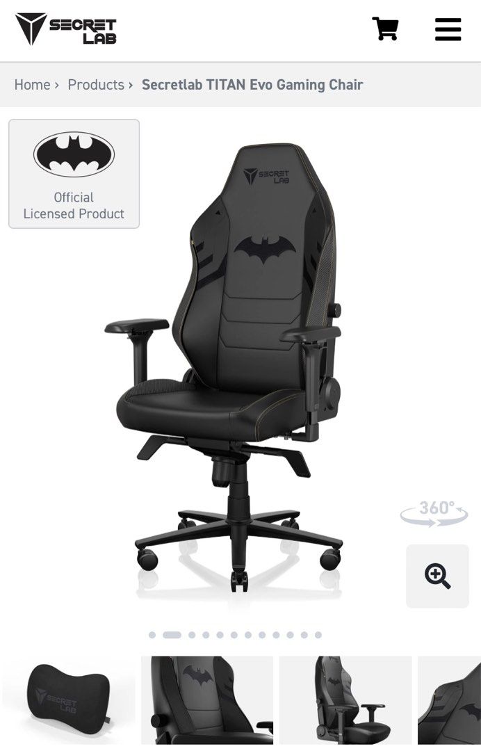 Batman gaming 2025 chair