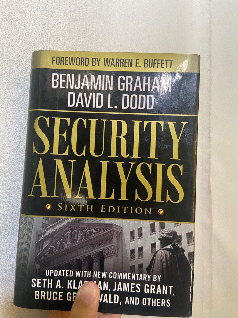Security Analysis 6th edition, 興趣及遊戲, 書本& 文具