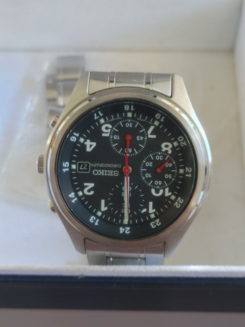 Seiko SKS209P1 V657-7110 Quartz Chronograph, Luxury, Watches on