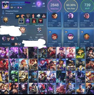 Conta mobile Legends, +300 skins, High - Mobile Legends - GGMAX