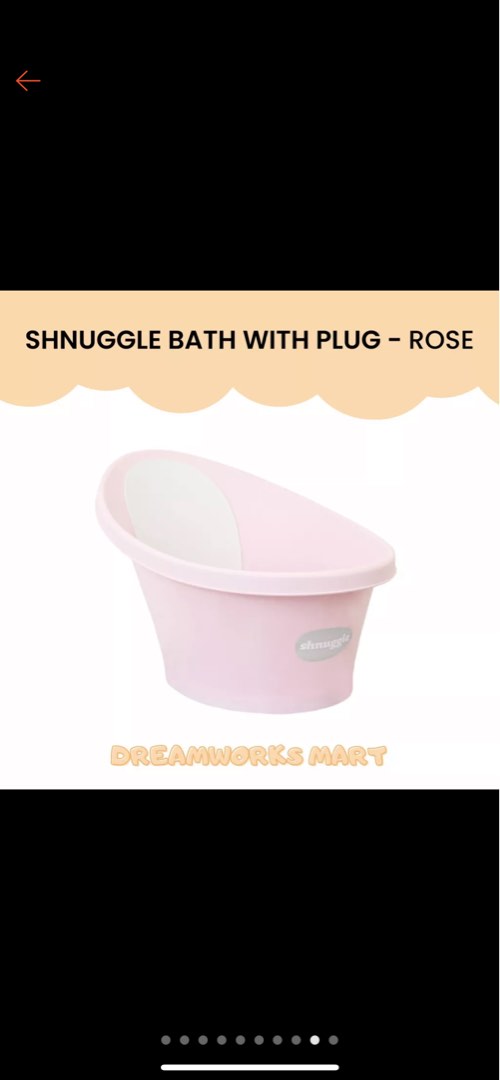 Shnuggle bath pink argos 2025