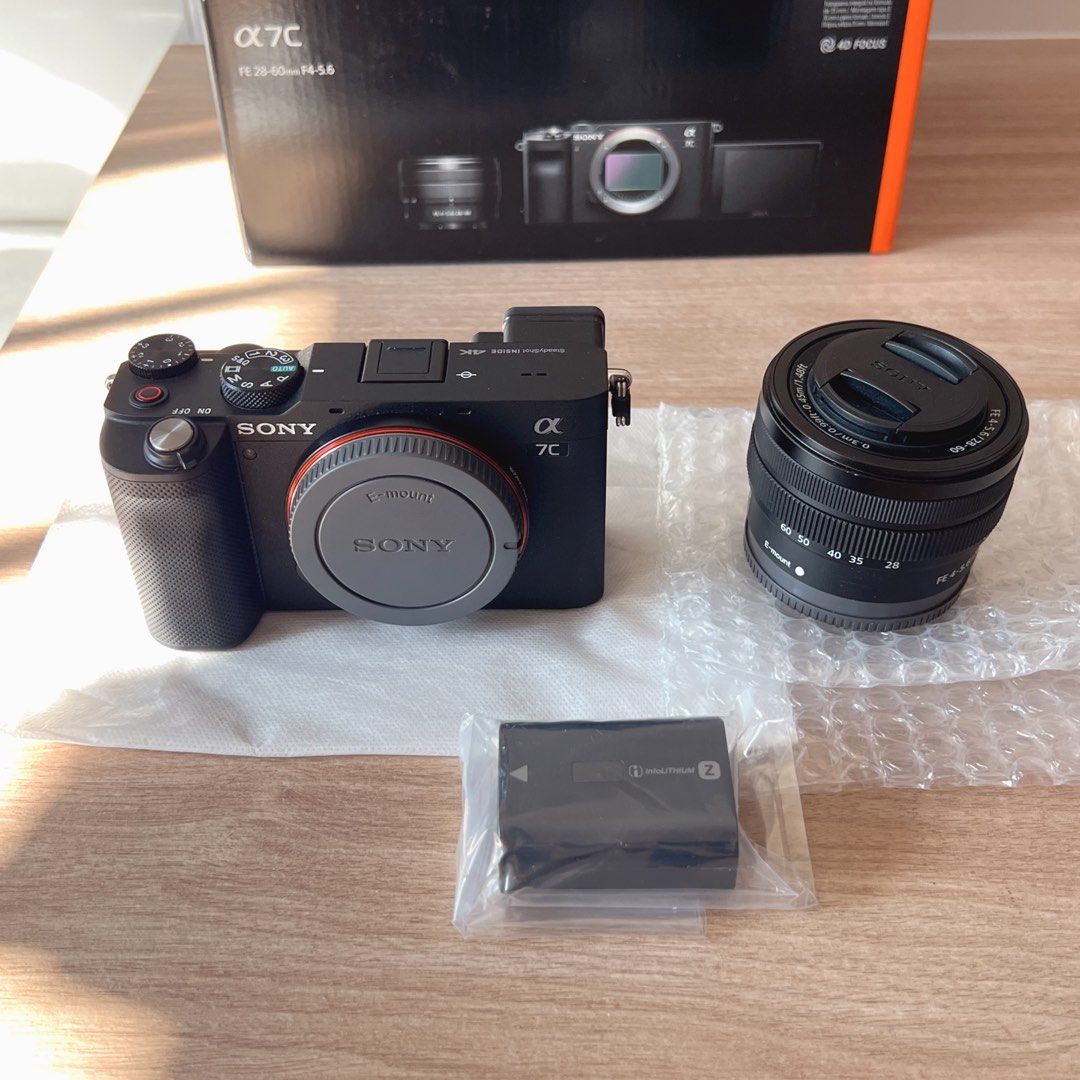 (Shutter count 462) + 1 yr warranty Sony A7C w SEL2860 2860mm F45.6