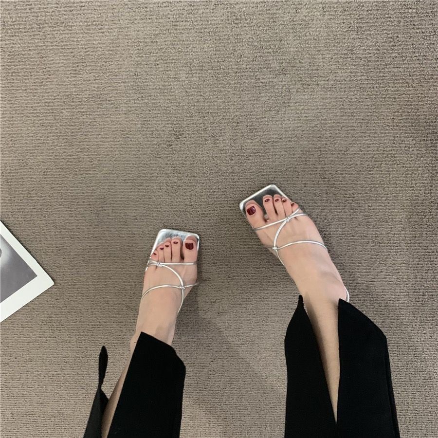 Twinkle Toes Glitter Square Toe Heels | Windsor
