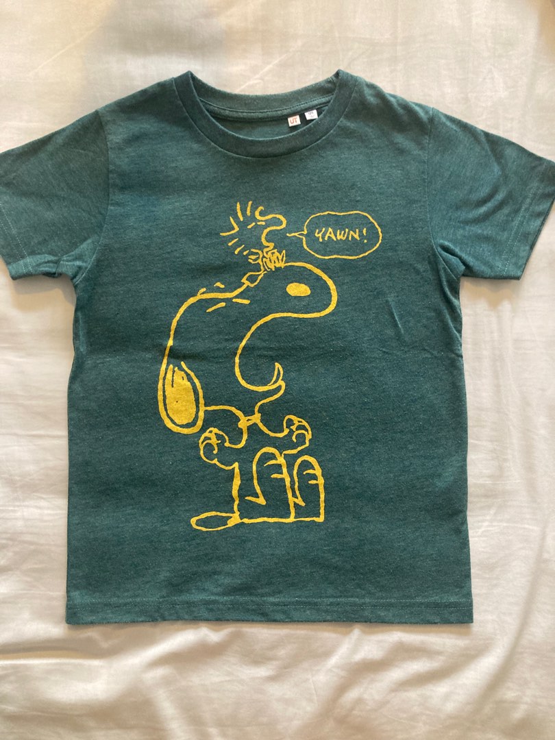 Lot De T-shirts Uniqlo Snoopy / Sesame Street Pour Enfant - Taille 3-4T - Occasion Bon état