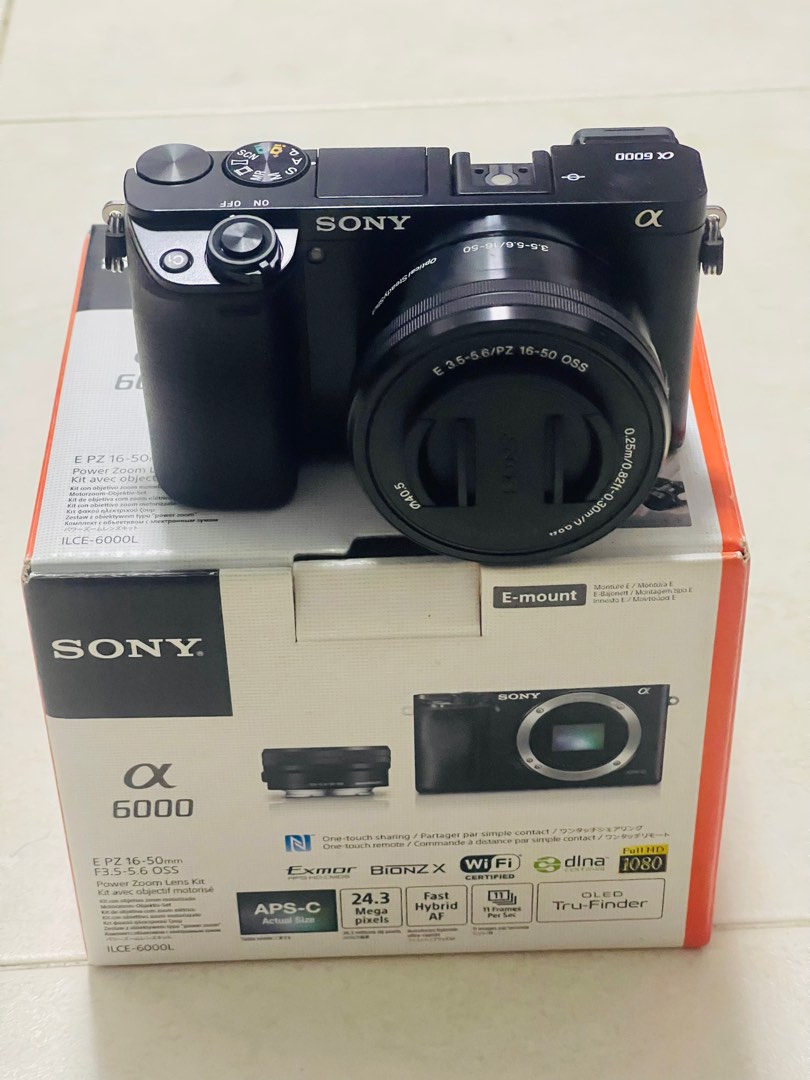 Sony a6000 with only 87 shutter count, Photography, Cameras on Carousell