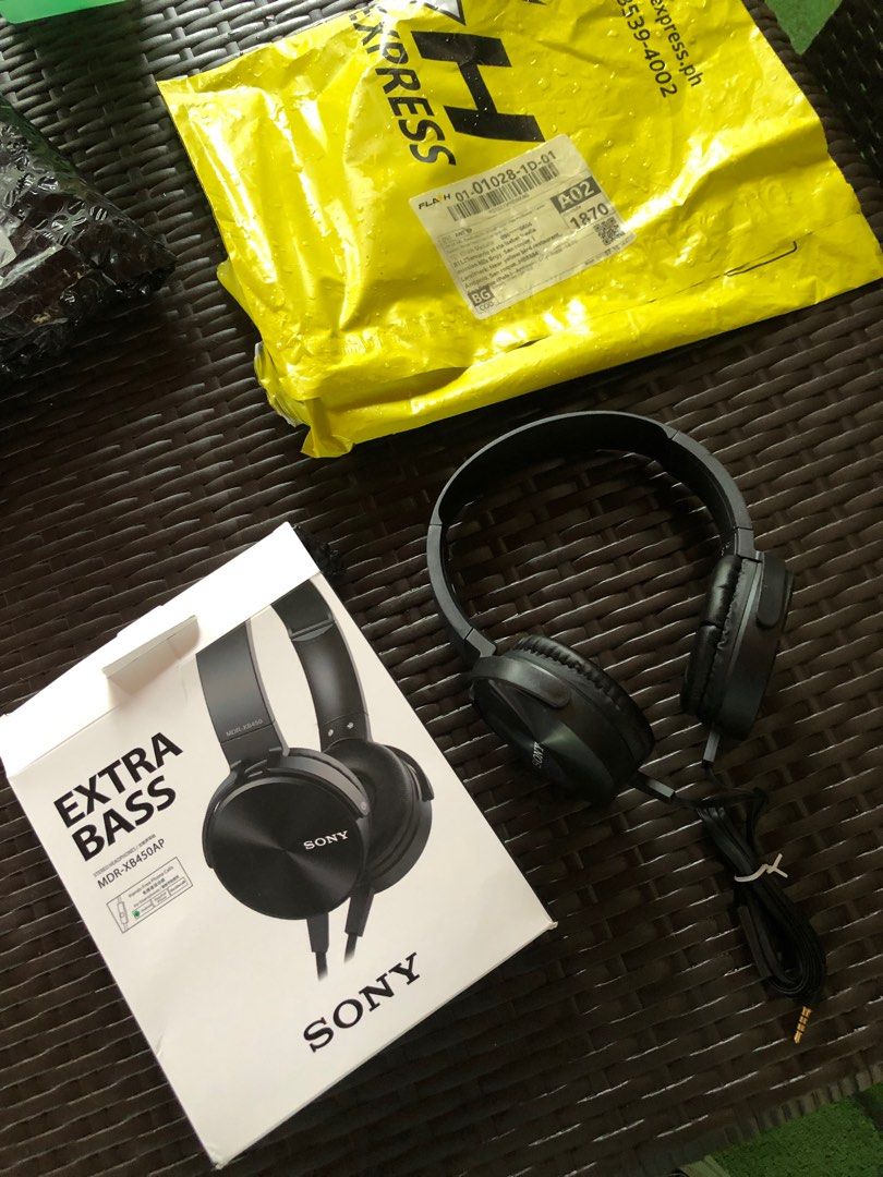 Sony extra bass headphones, Audio, Headphones & Headsets on Carousell