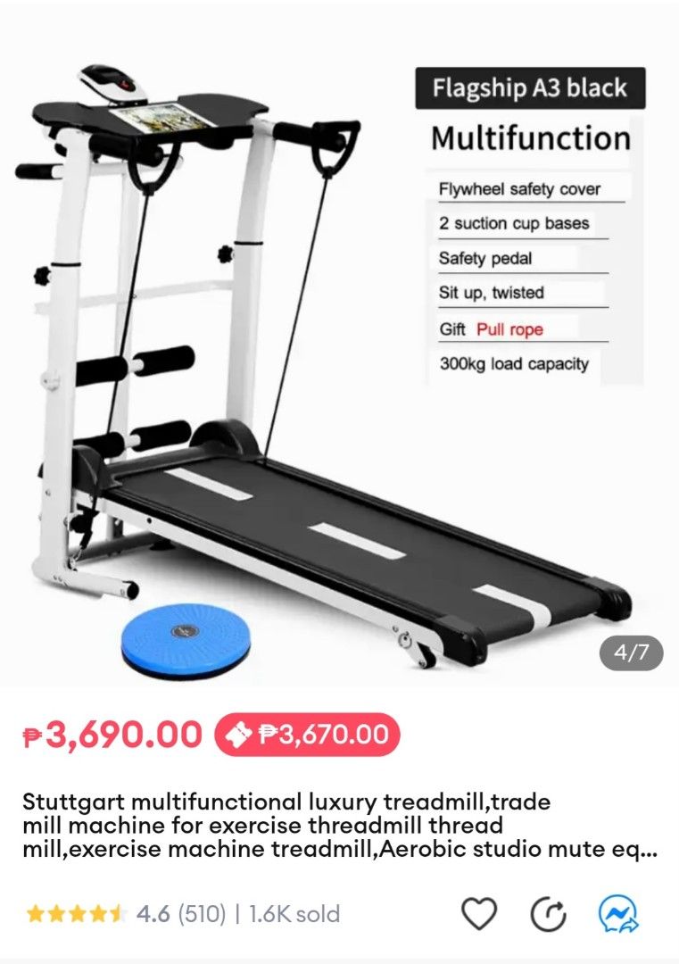 Stuttgart multifunctional luxury treadmill,trade mill machine for