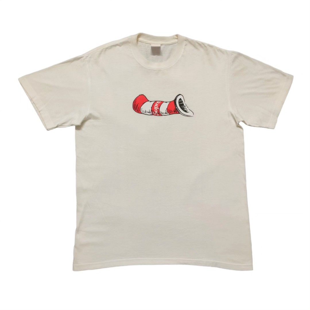 Supreme cat in the hat shirt on sale