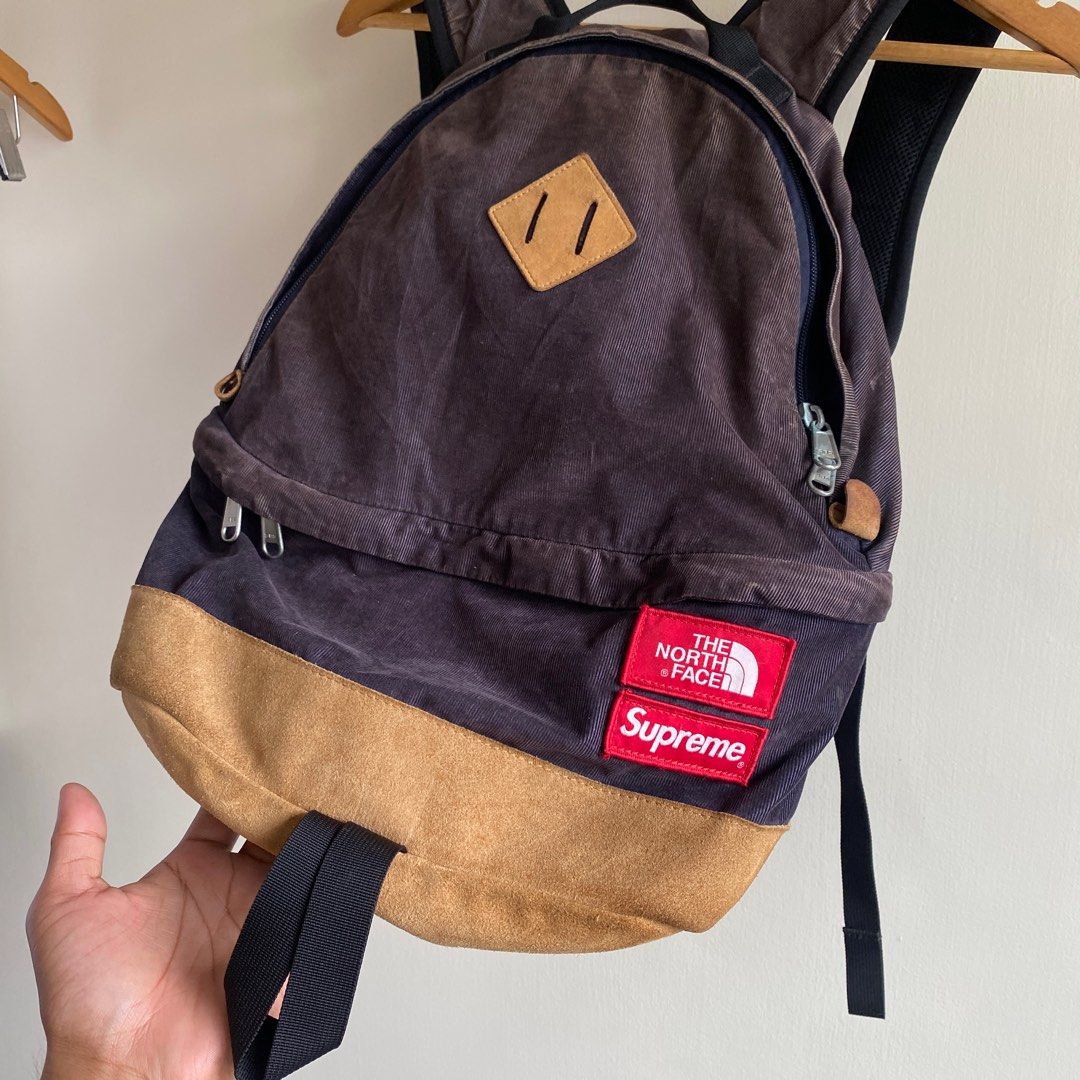 Supreme tnf sale corduroy backpack