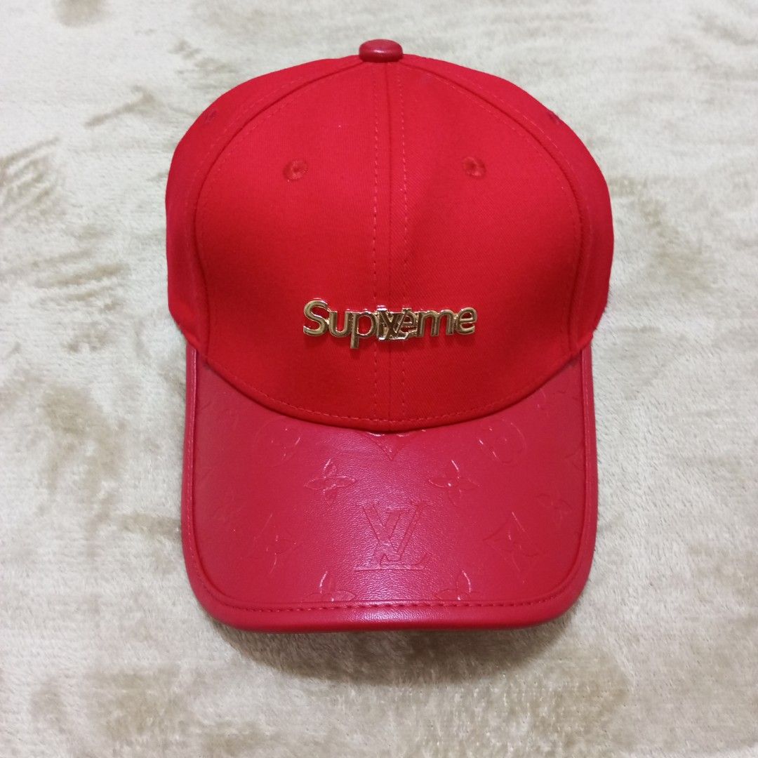 LV x SUPREME, Men's Fashion, Watches & Accessories, Caps & Hats on Carousell
