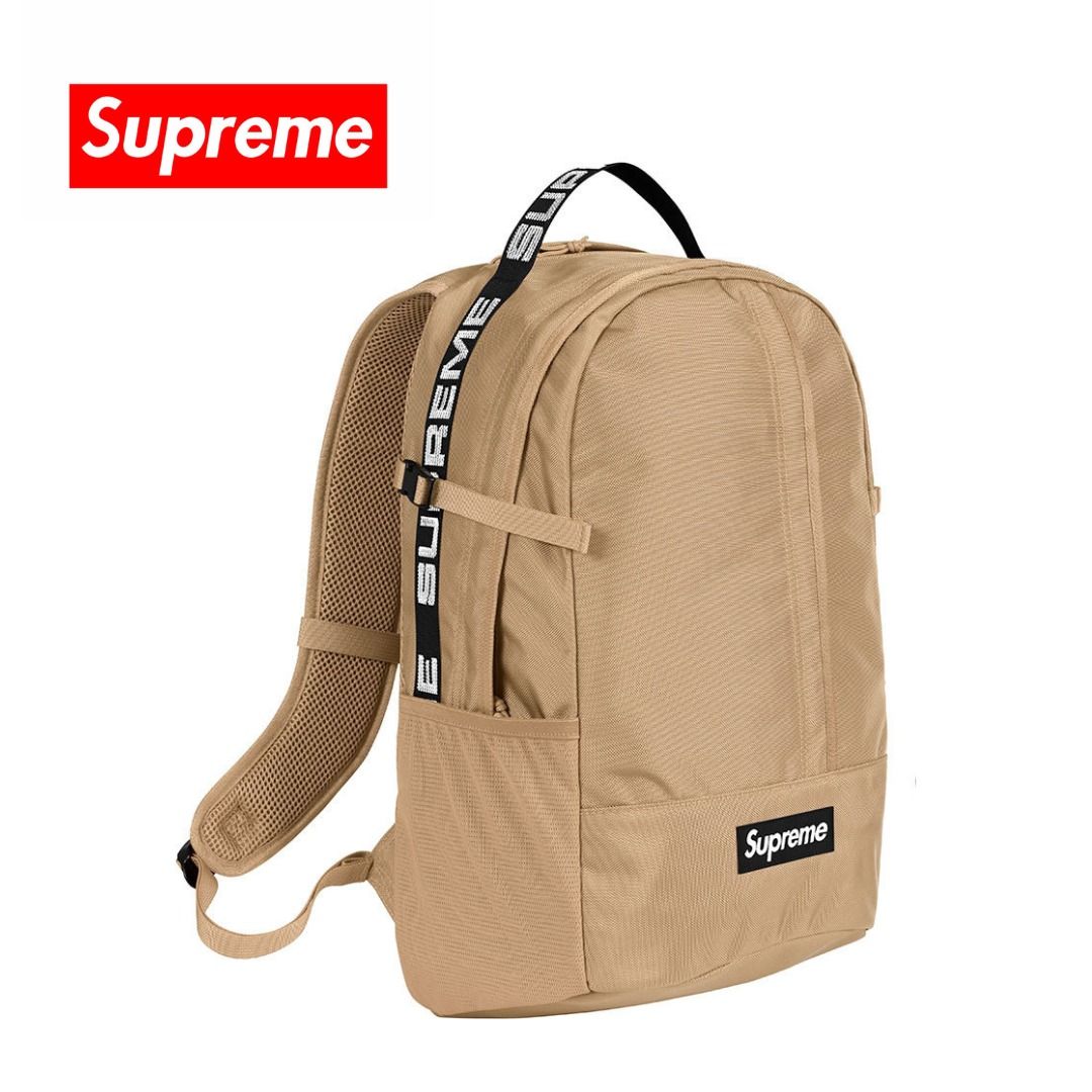 supreme backpack 18ss tan