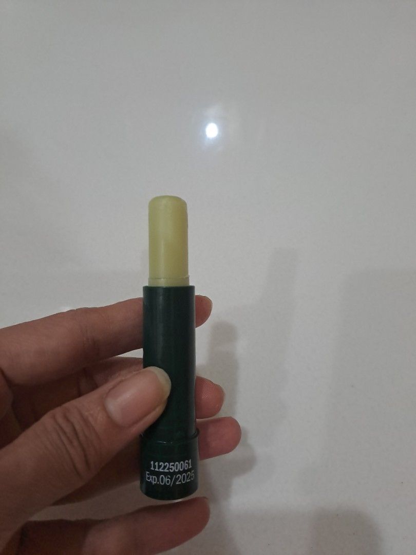 The body shop lip care stick olive for dry lips on Carousell