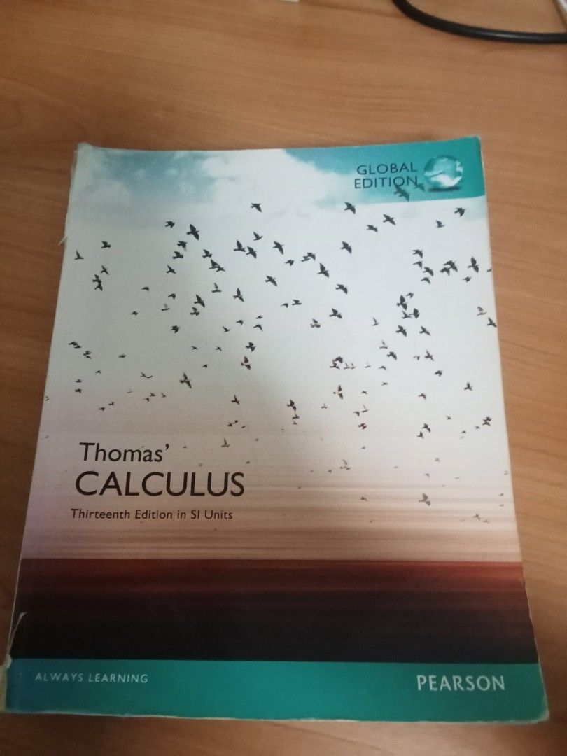 Thomas Math Book Thomas's Calculus Thirteenth Edition in SI Units, Hobbies & Toys, Books ...