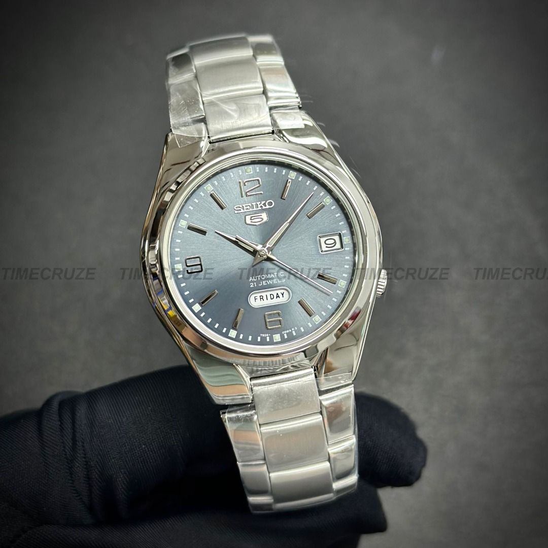 Time Cruze Seiko 5 SNK621K1 Automatic Stainless Steel Grey Dial Men Watch SNK621 Men s Fashion Watches Accessories Watches on Carousell