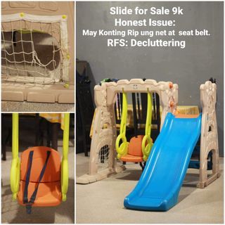 Toddler Slide and Swing Play Set (Playground)