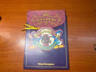 Tokyo Disneyland Donald Duck 65th Birthday Celebration Post Card Set