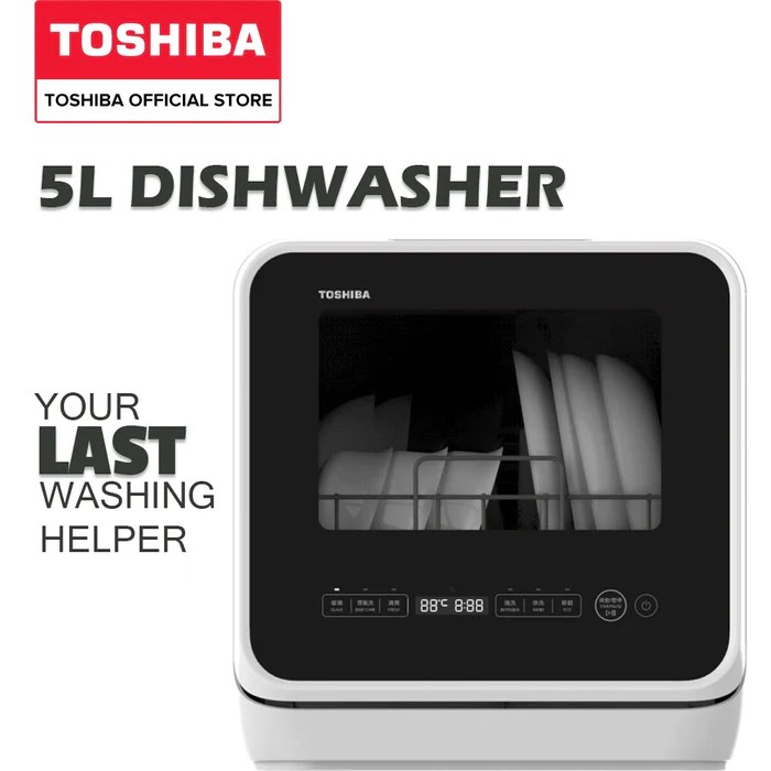 Toshiba Mini Dishwasher, TV & Home Appliances, Kitchen Appliances