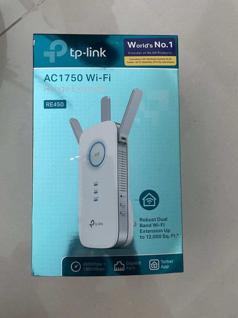 TP-link AC1750 Wi-Fi Range Extender, Computers & Tech, Parts ...