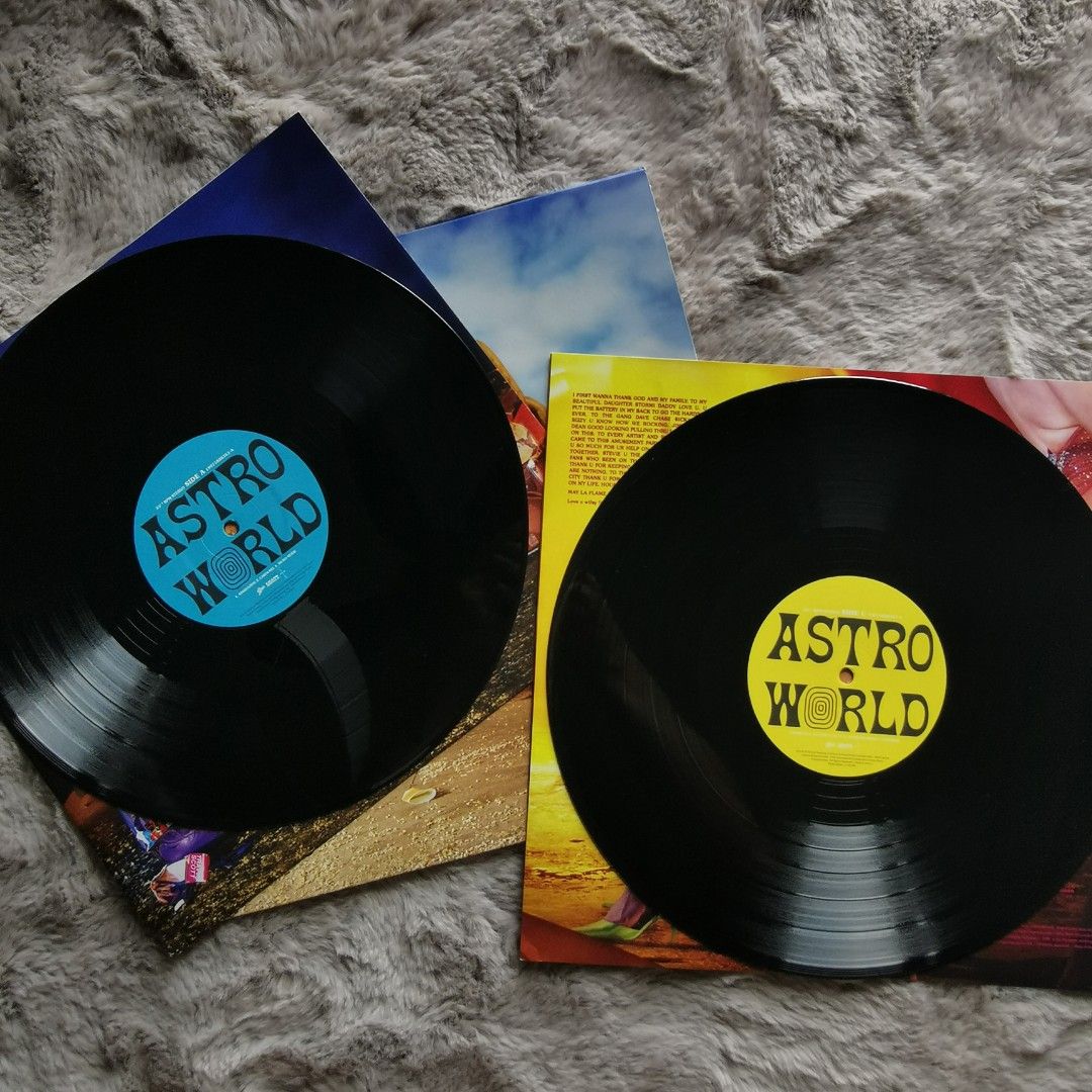 Travis Scott - Astroworld Vinyl LP, Hobbies & Toys, Music & Media, Vinyls  on Carousell