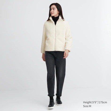 UNIQLO FLUFFY YARN FLEECE JACKET, Women's Fashion, Coats, Jackets