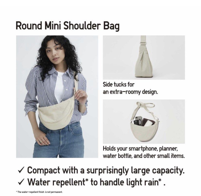 Round Mini Shoulder Bag, UNIQLO Masterpiece