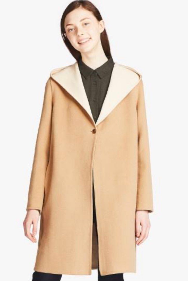 Uniqlo wool 2025 coat womens