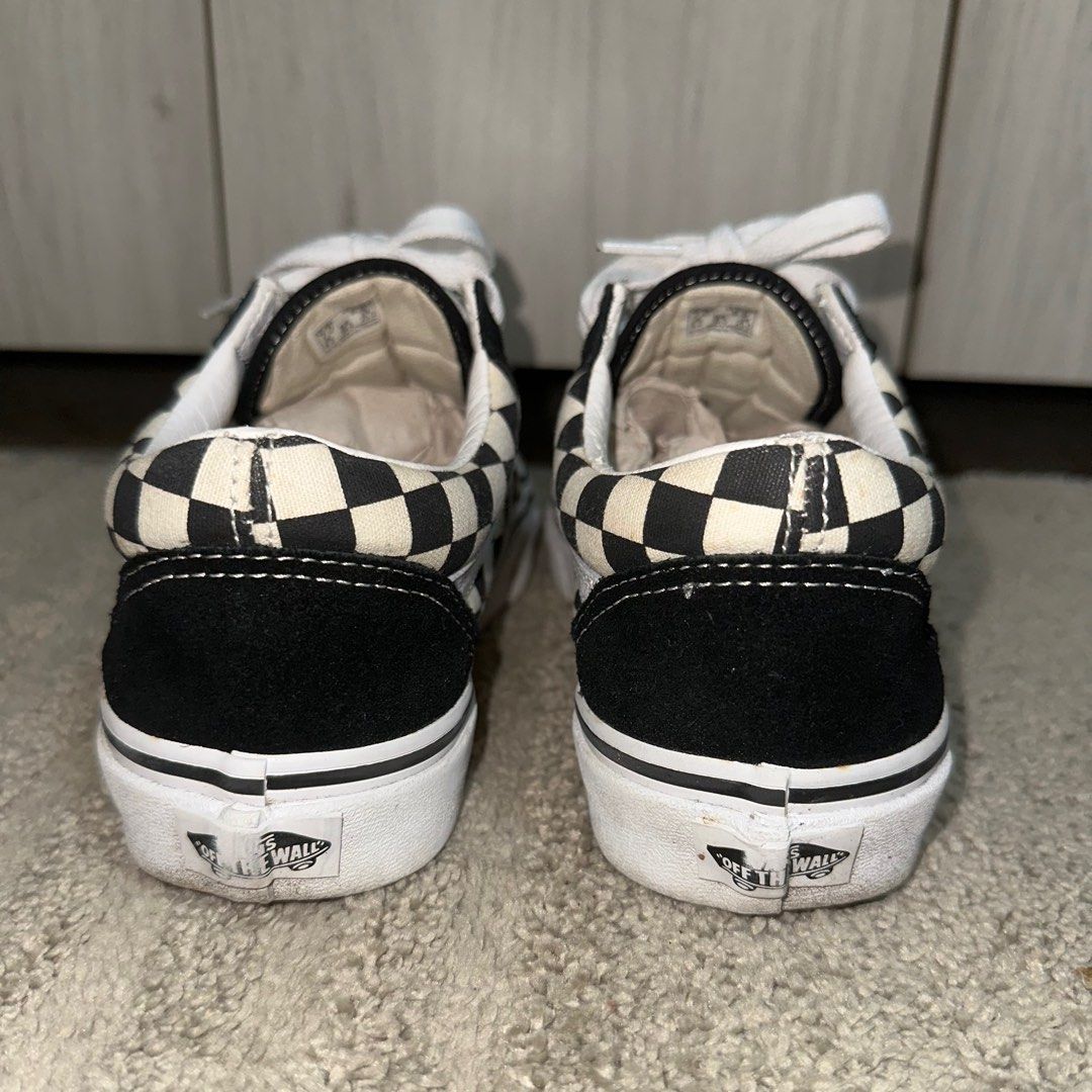 Checkerboard vans old skool size 5 sales