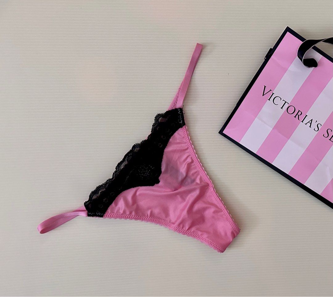 Victoria's Secret Pink Orange Thong Panty, Women's Fashion, New  Undergarments & Loungewear on Carousell