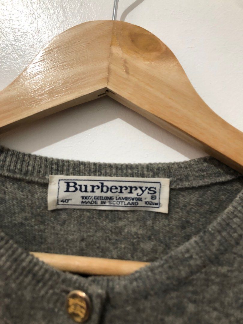 VINTAGE BURBERRY CARDIGAN