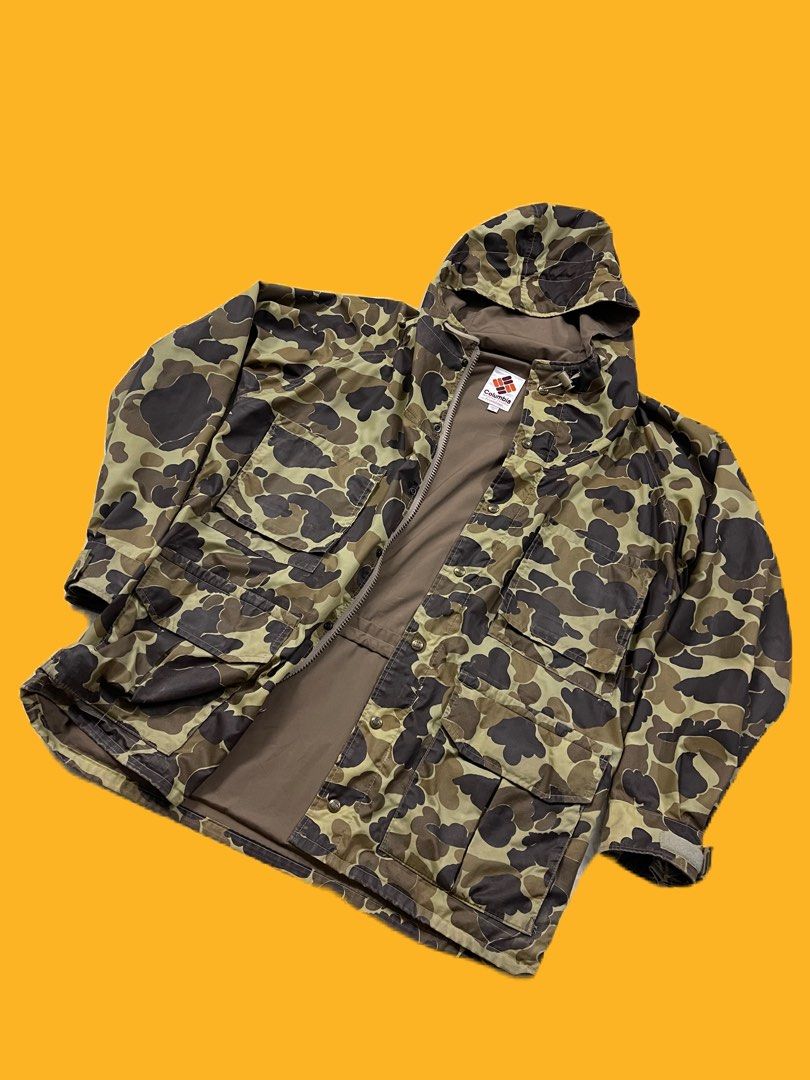 Vintage Columbia Gore Tex Delta Marsh Duck Camo Thinsulate Jacket M Made in USA Men s Fashion Coats Jackets and Outerwear on Carousell