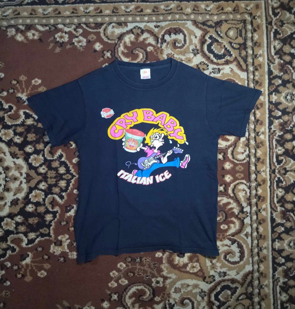 Vintage Crybaby Italian Ice, Men's Fashion, Tops & Sets, Tshirts & Polo