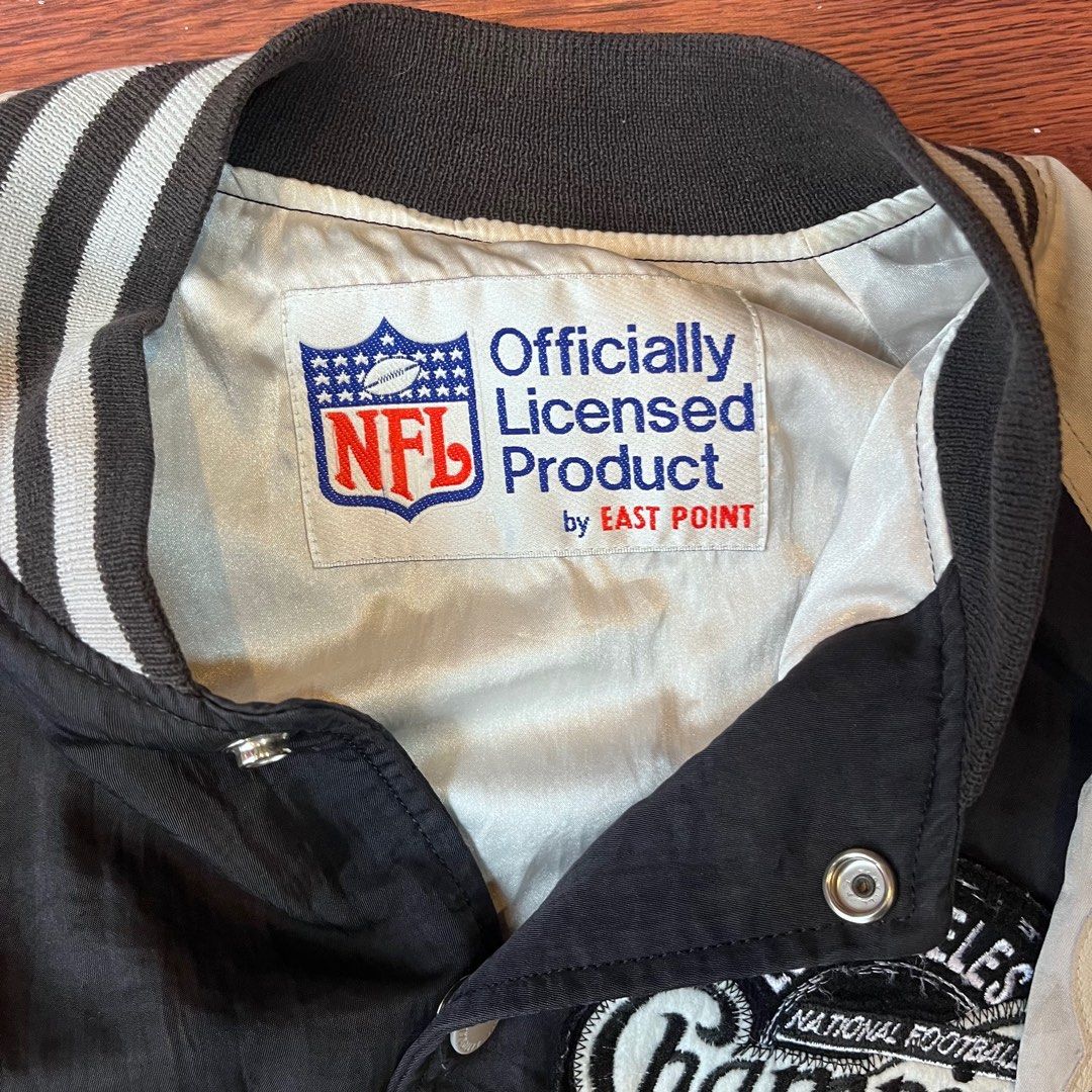 Vintage NFL (Campri Teamline) - Los Angeles Raiders Zip-Up Jacket