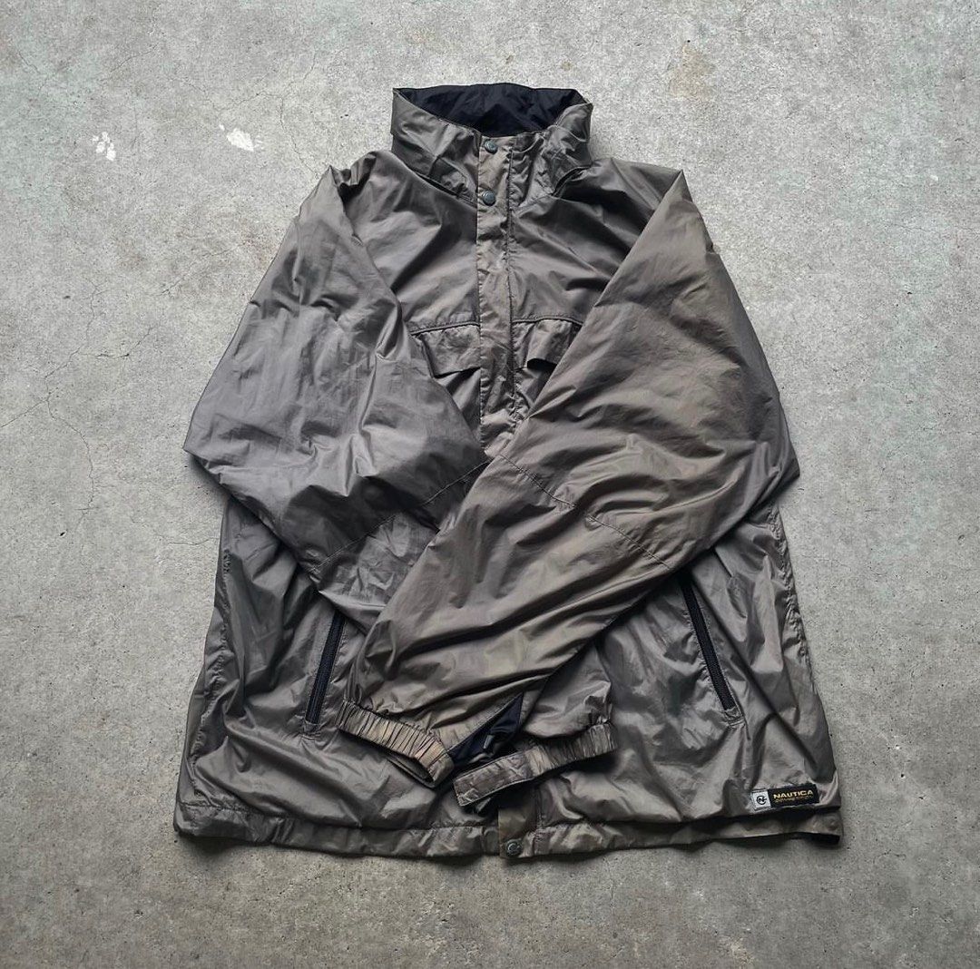 White best sale nautica windbreaker