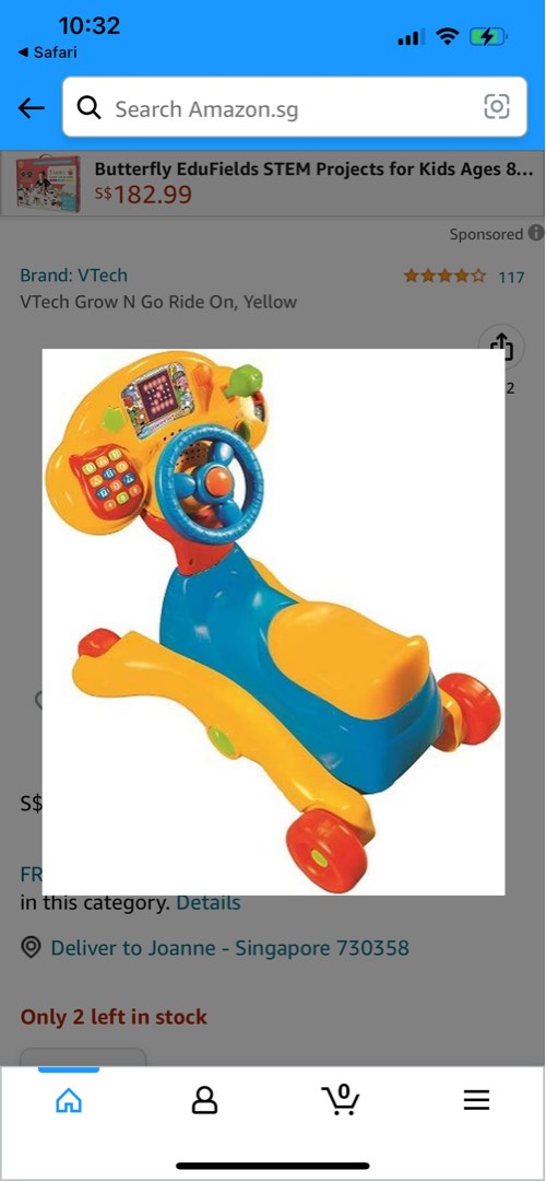 Vtech grow and go ride on Babies Kids Infant Playtime on Carousell