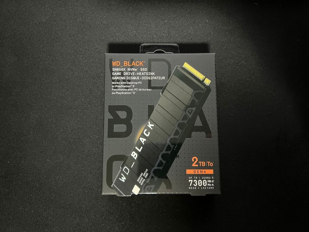 WD BLACK SN850X 2TB NVMe SSD PS5 Compatible, Computers & Tech, Parts