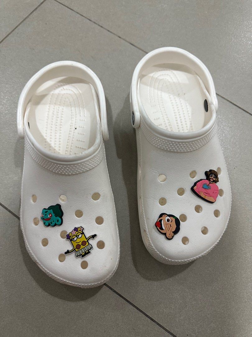 White crocs on sale size 9