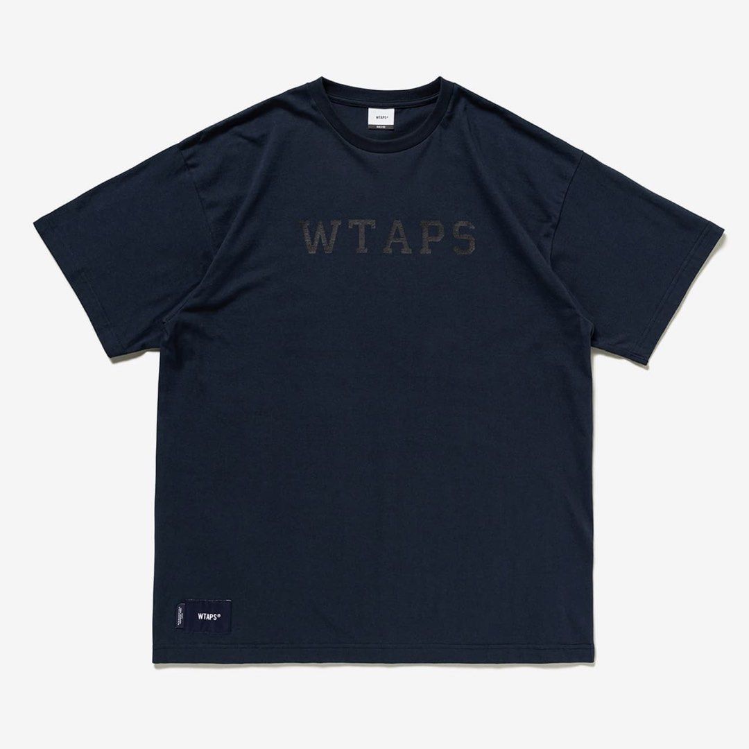 Wtaps 23SS college tee Navy Size 02 M screen tee fcrb madness, 男