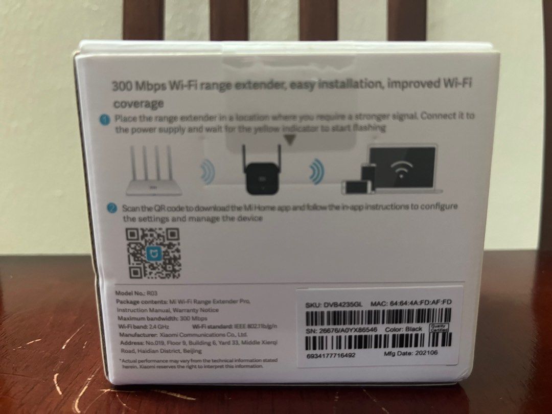 Xiaomi Mi Wifi Range Extender Pro, Computers & Tech, Parts & Accessories,  Networking on Carousell