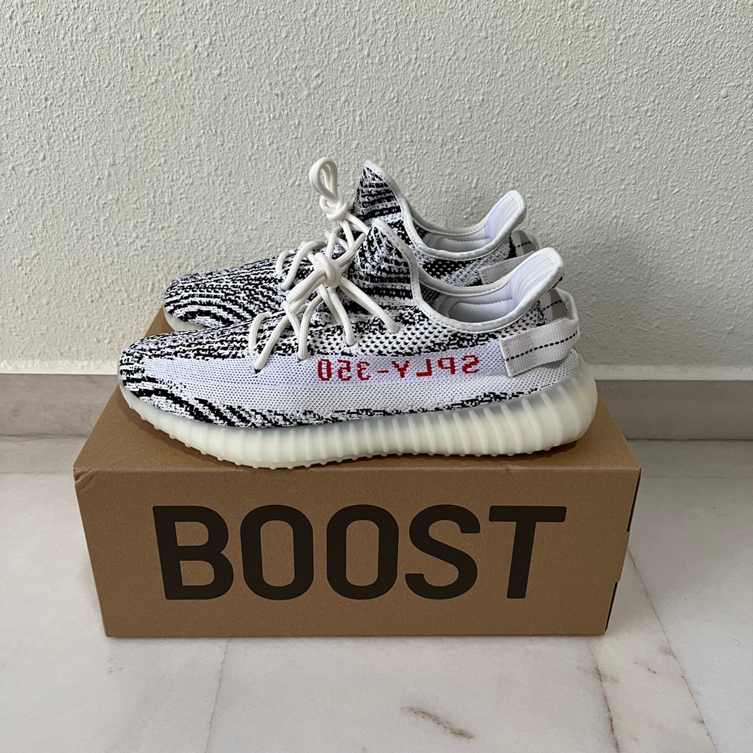 Yeezy Boost 350V2 Zebra US 9.5 Men s Fashion Footwear Sneakers