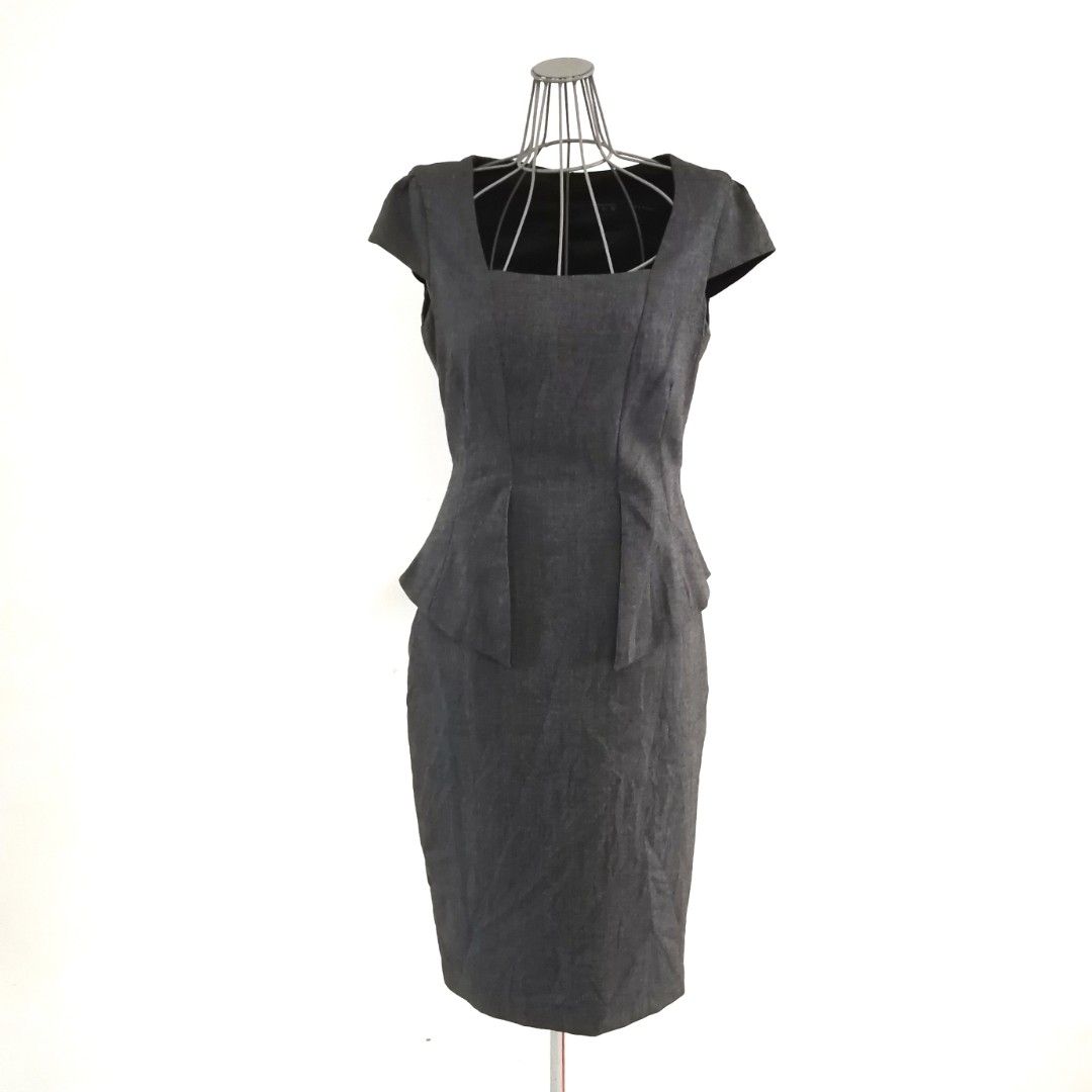 Basic peplum sale dress zara