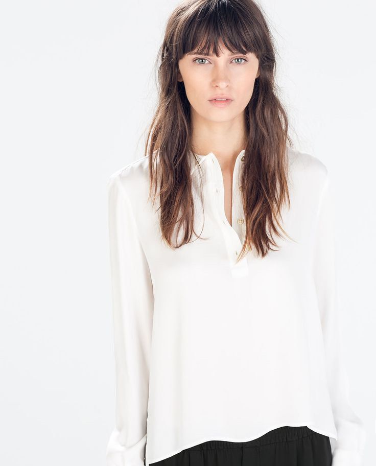 ZARA viscose top on Carousell