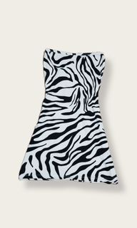 Zebra Midi Skirt/Tube Dress