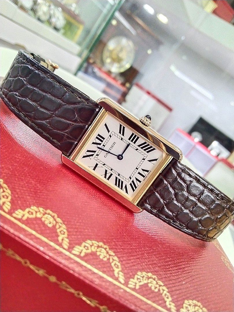 18k Cartier Tank Solo Large