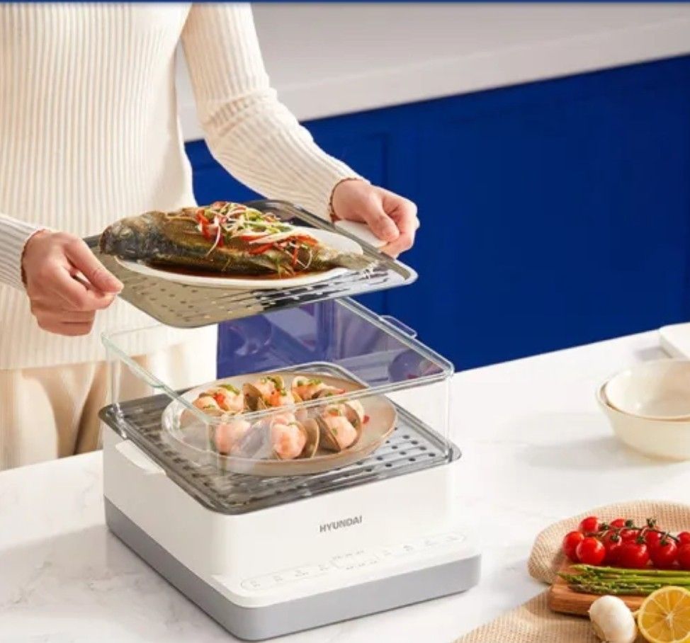 18L Smart Electric Food Steamer 3 Tier, TV & Home Appliances