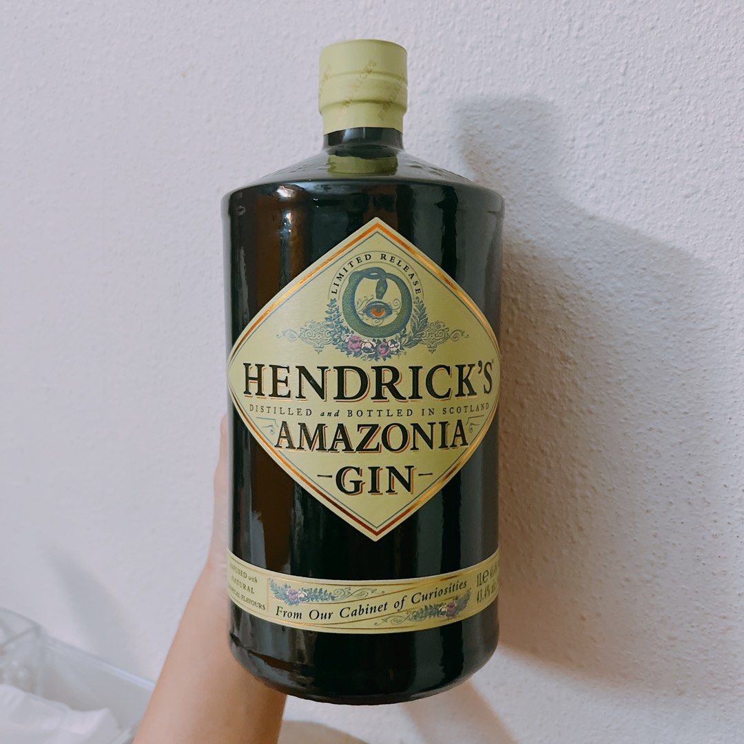 1L Hendrick’s Amazonia Gin, Food & Drinks, Alcoholic Beverages on Carousell