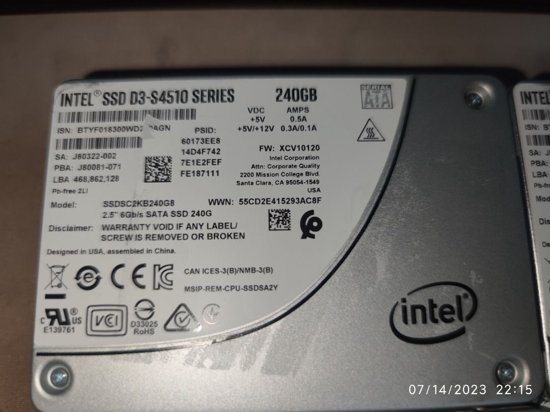 Intel sales ssd 4510